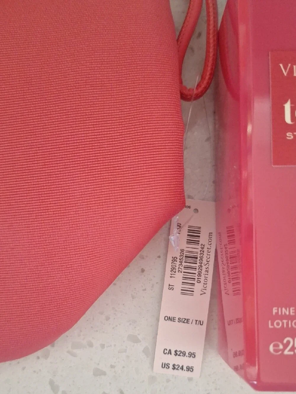 Strawberry Bisou Lotion And Hot Pink Bag